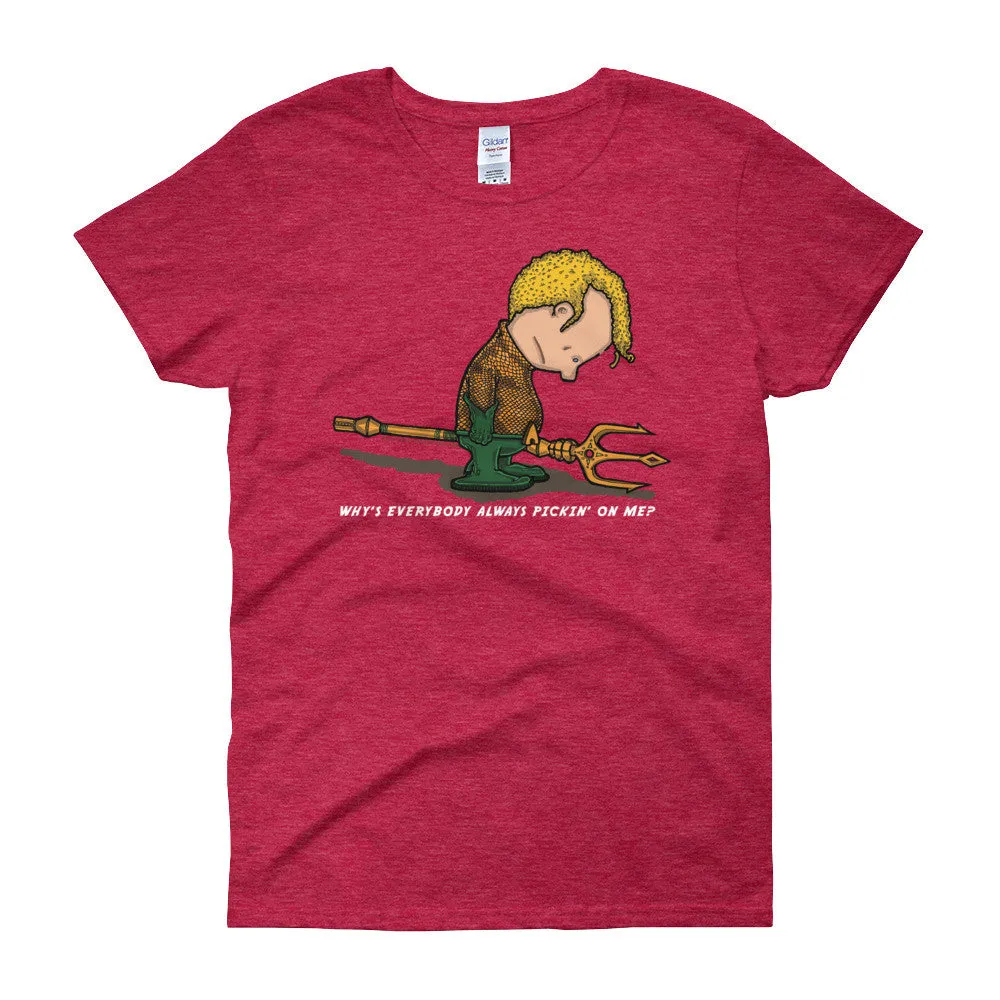 Why's Everybody Always Picking On Me? Fitted T-Shirt