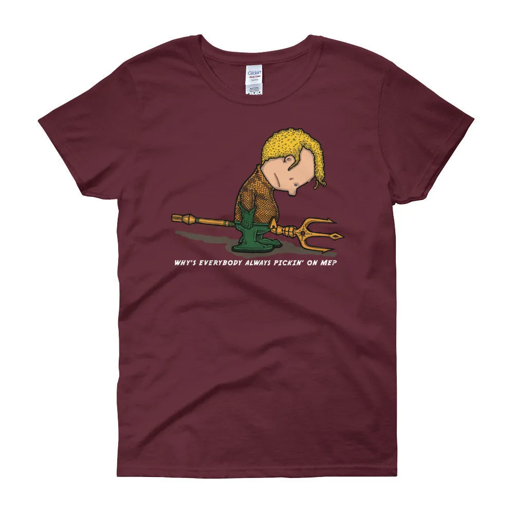 Why's Everybody Always Picking On Me? Fitted T-Shirt