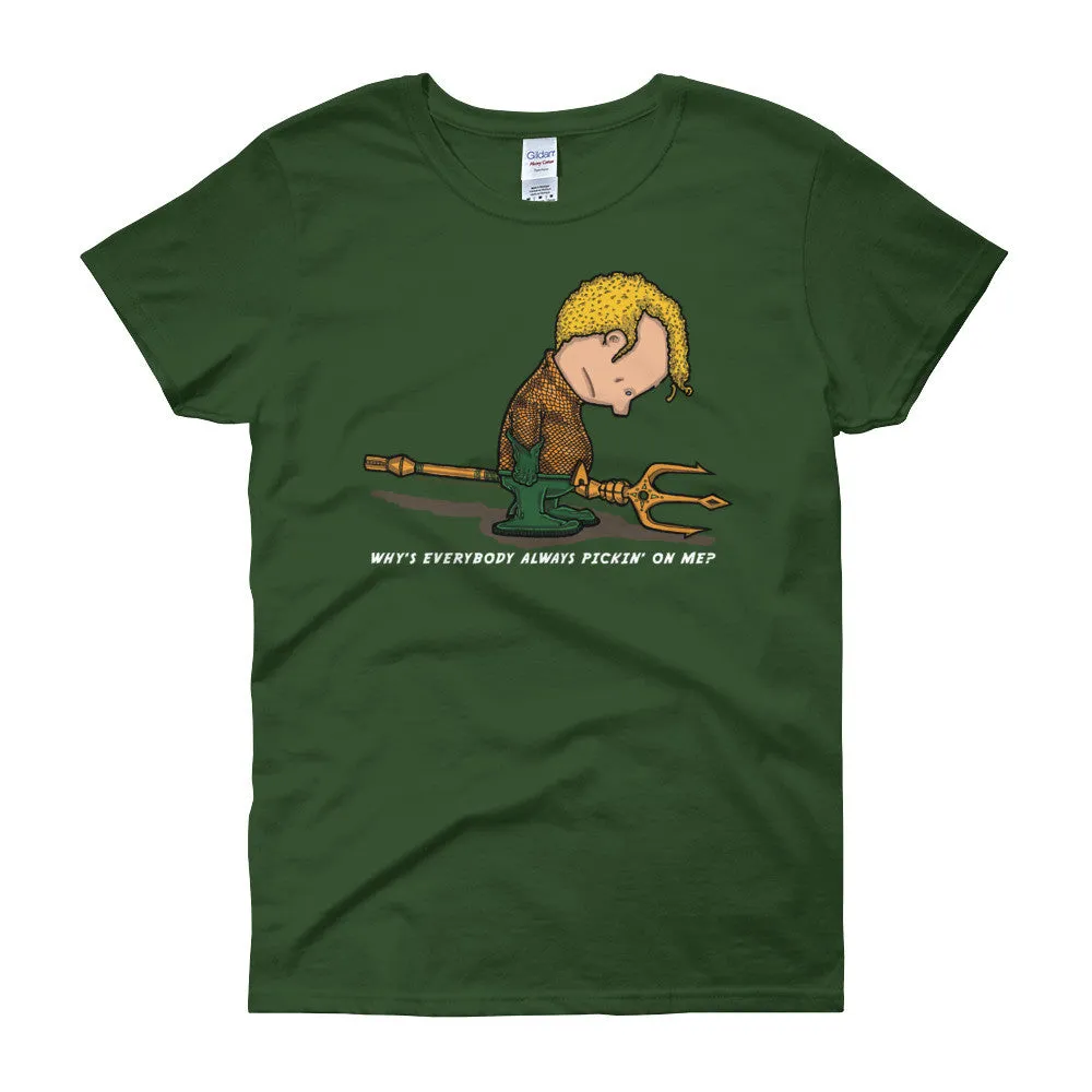 Why's Everybody Always Picking On Me? Fitted T-Shirt