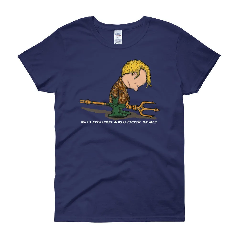 Why's Everybody Always Picking On Me? Fitted T-Shirt