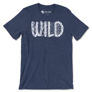 Wild Flora T-Shirt  |  Heather Navy