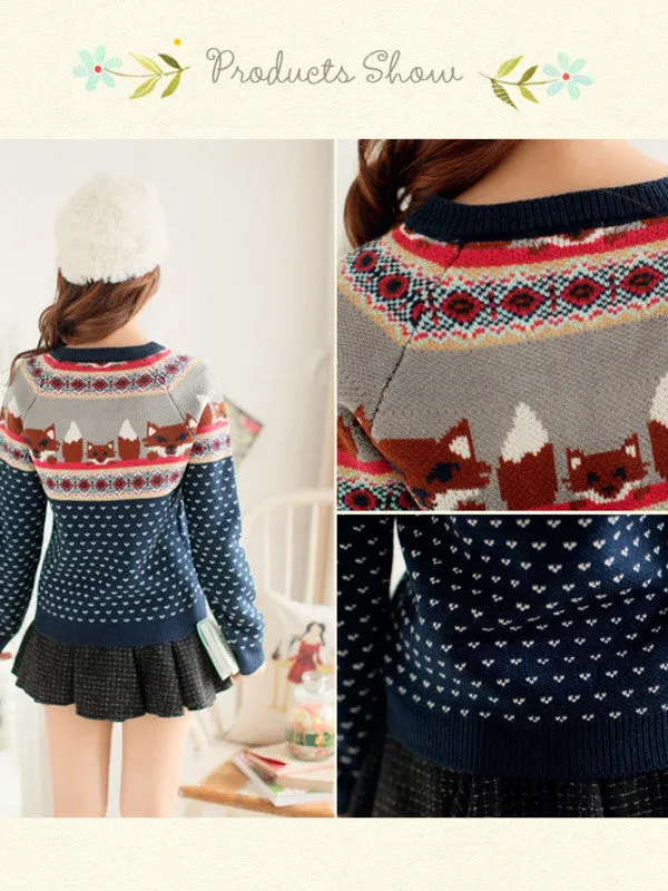 wild fox sweater