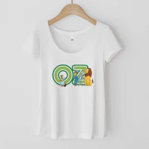 Wizard of Oz Character Tableau - Women’s Flex Scoop Neck Tee