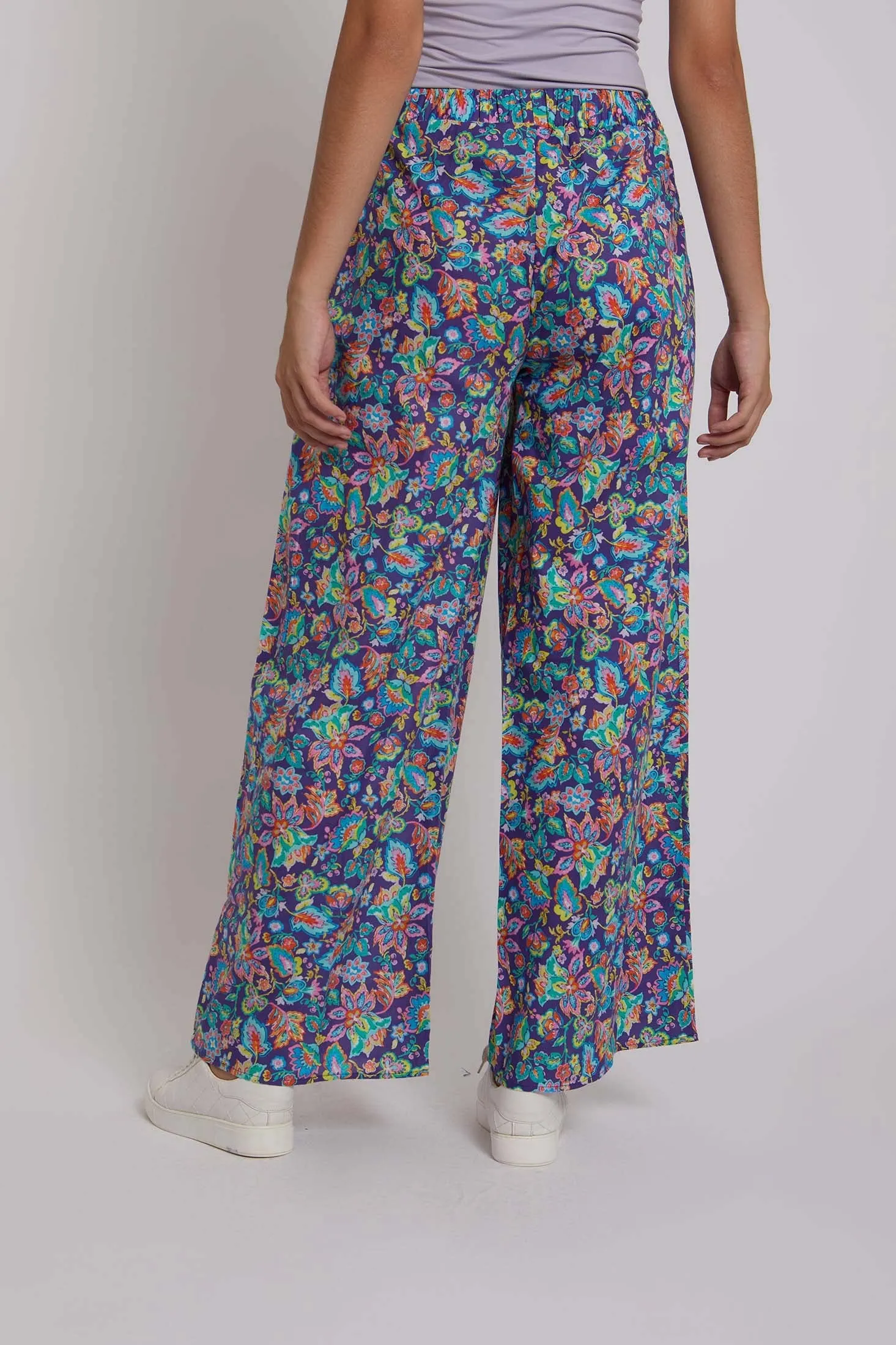 Women Pant Cotton Multicolor