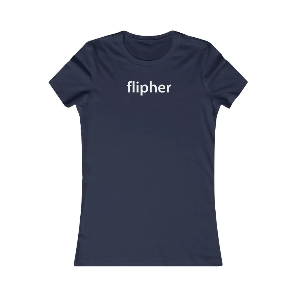 Women Real Estate T-Shirt | Flipher - Fitted Tee in 3 Colors