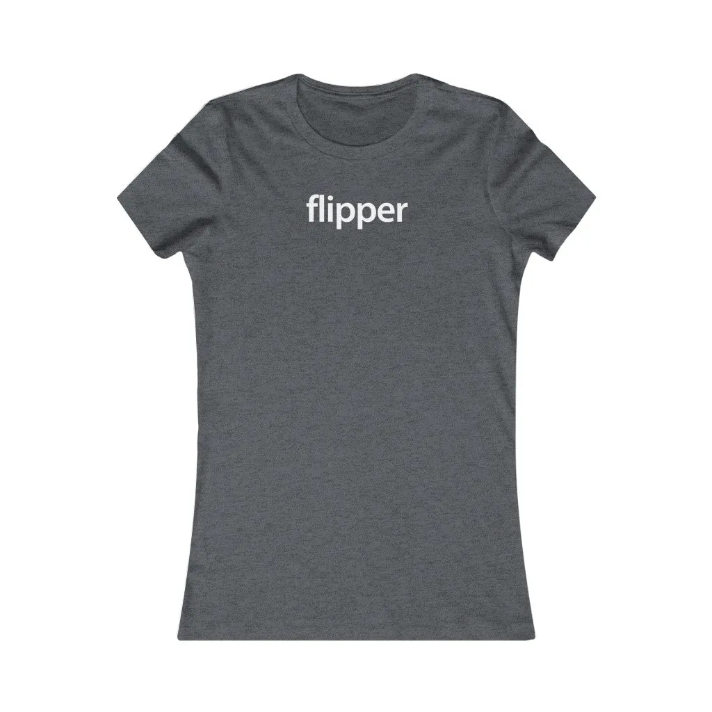 Women Real Estate T-Shirt | Flipper - Fitted Tee in 3 Colors