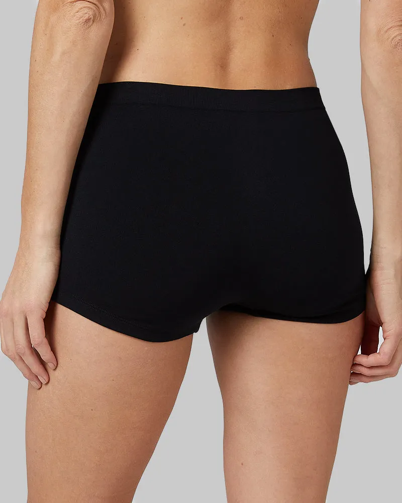 WOMEN'S 3-PACK SEAMLESS STRETCH COMFORT BOY SHORT