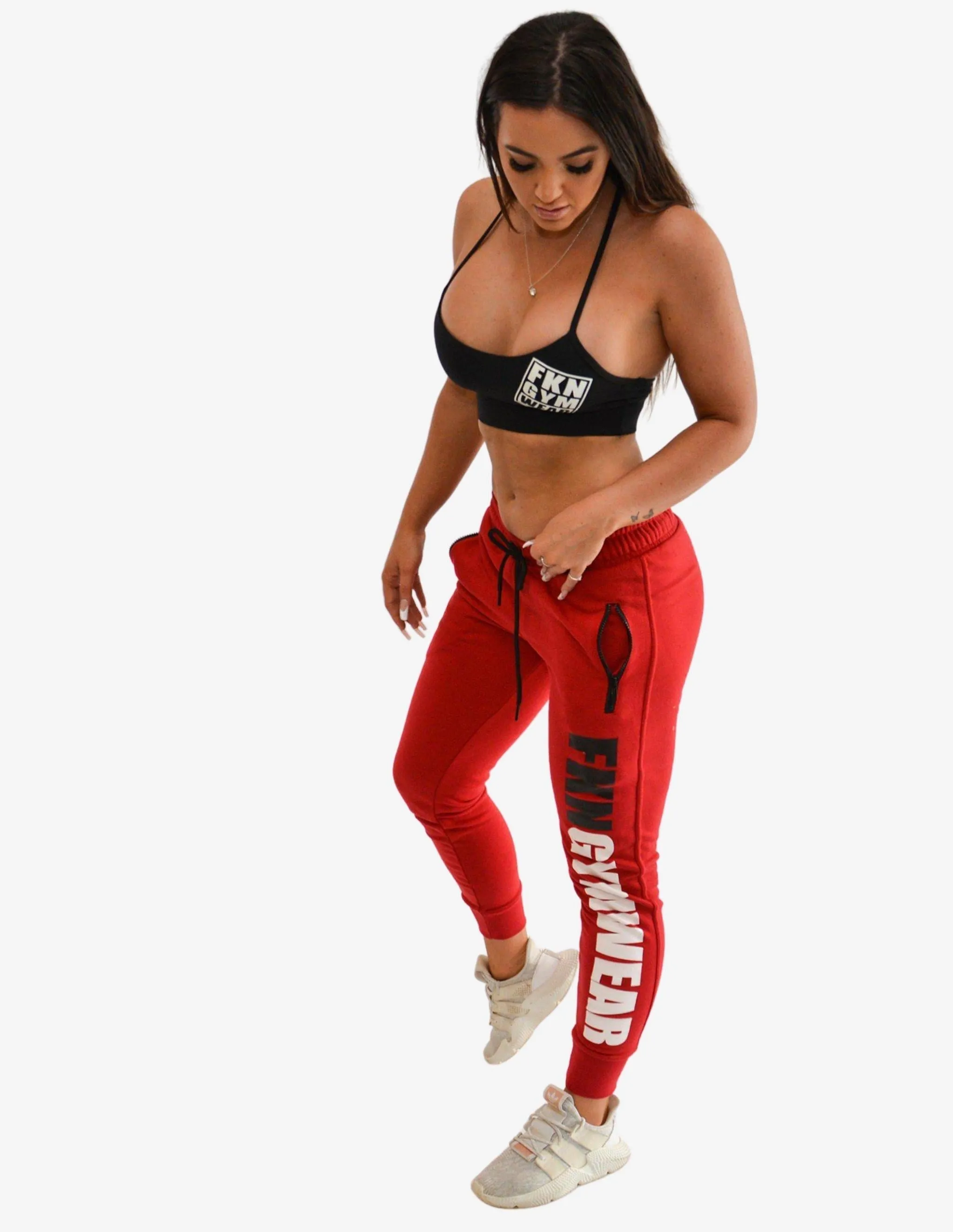 Women's Bootyfit Track Pants | Red