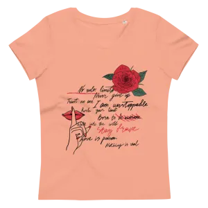 Women's fitted eco tee No Rules