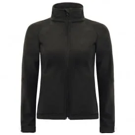 Women's hooded softshell jacket