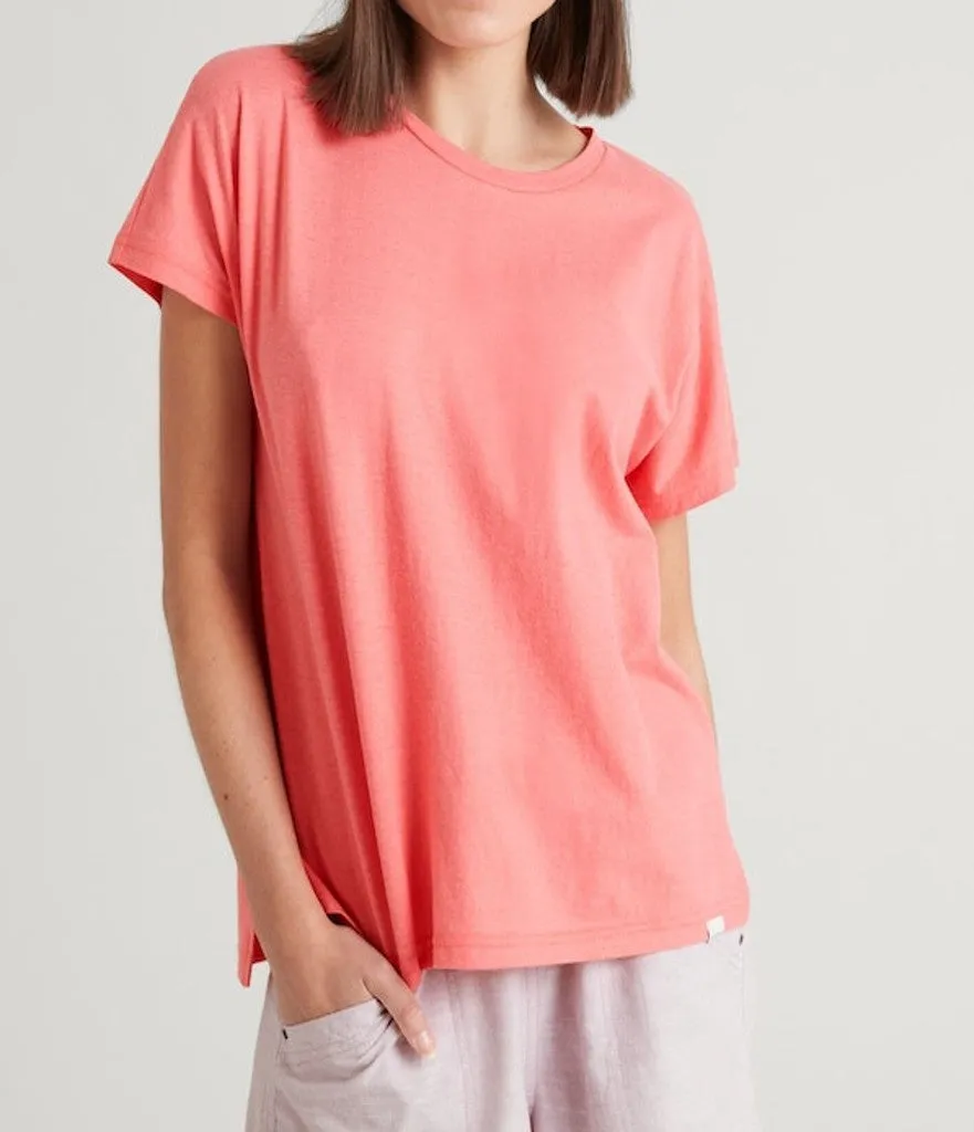 WOMEN'S HOT-DAZE HEMP S/S RELAXED