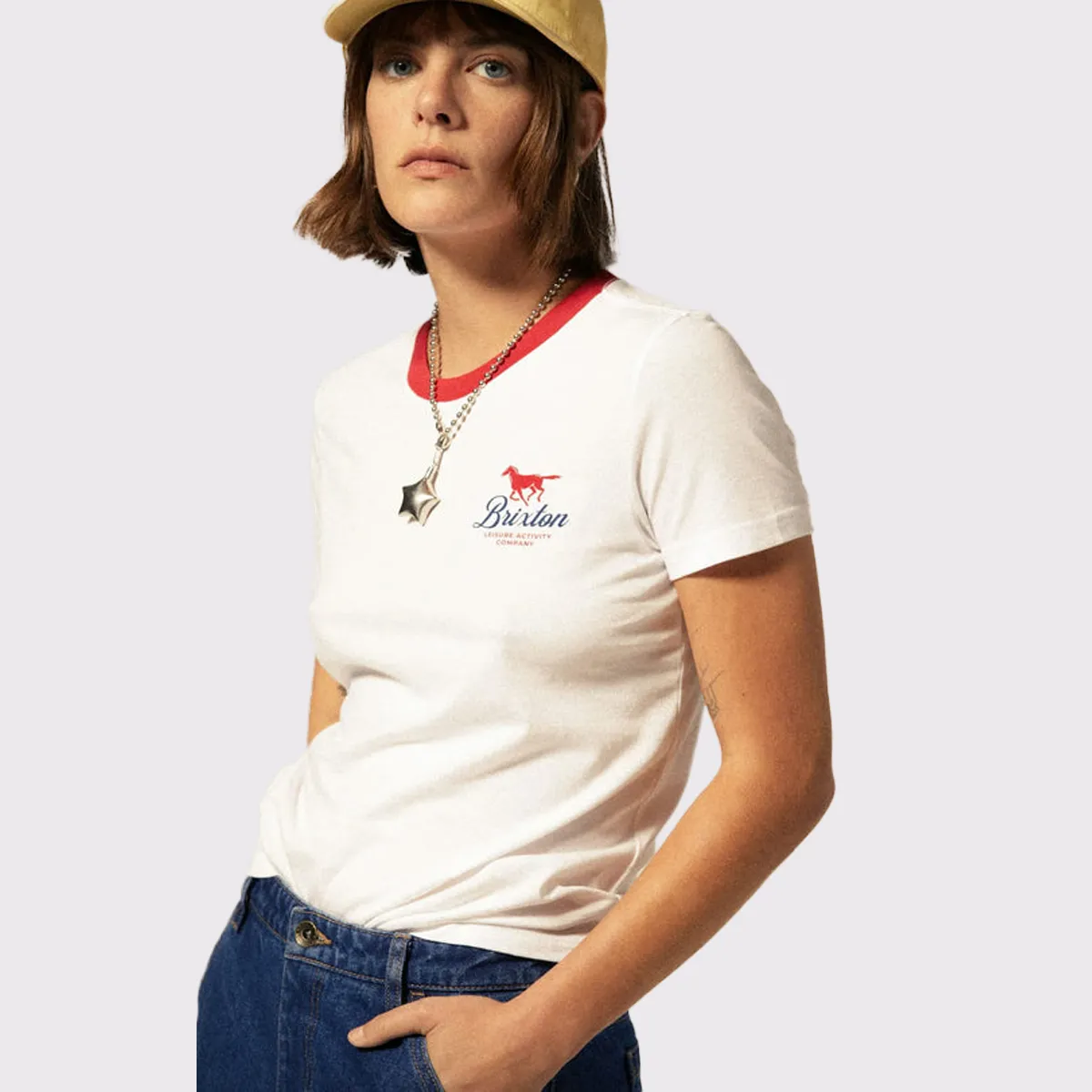 Womens Leisure Activity Fitted Crew T