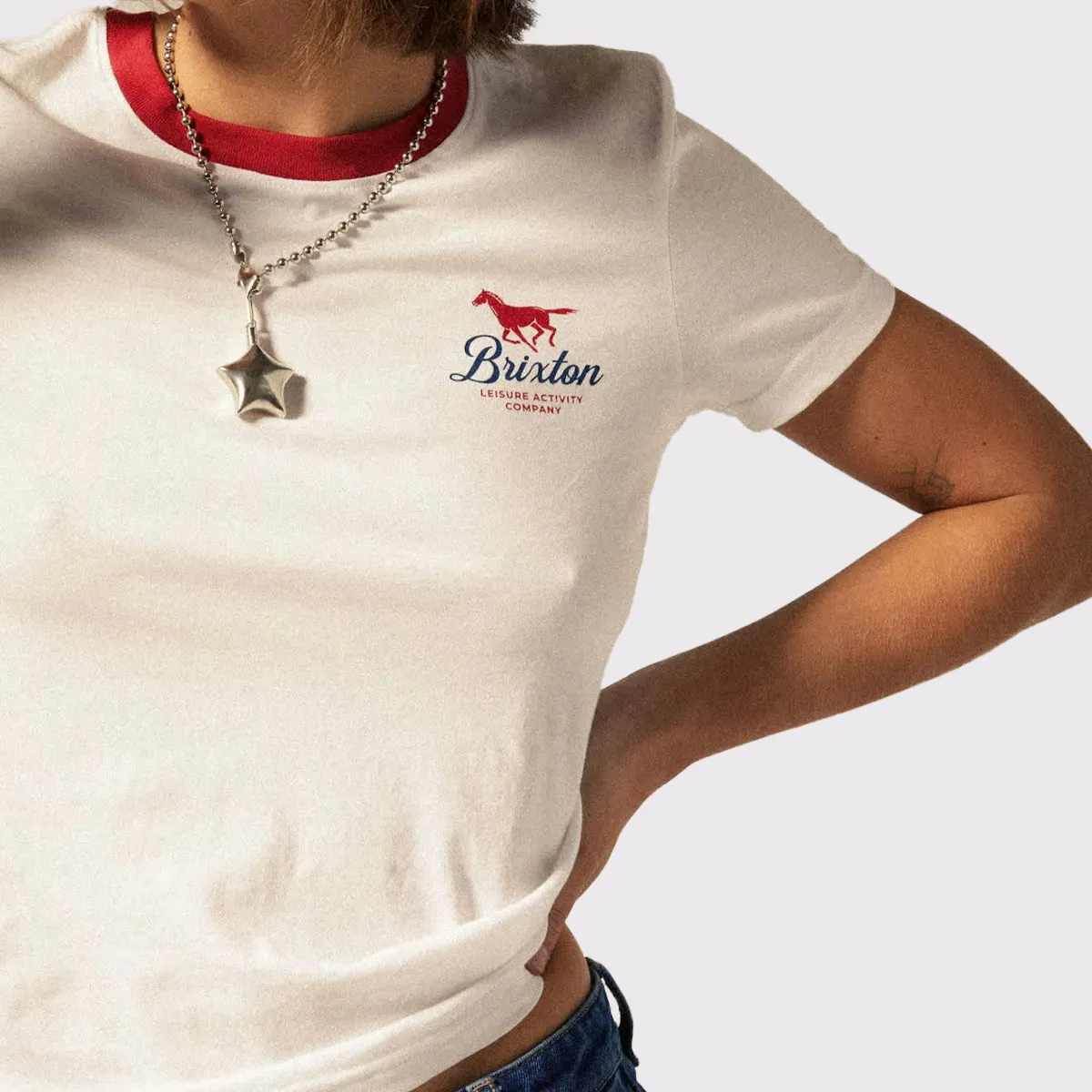 Womens Leisure Activity Fitted Crew T