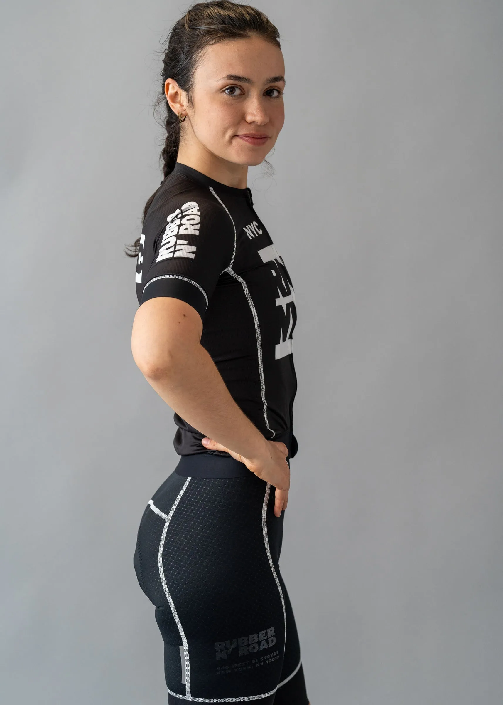 Women's RNRNYC™ IMPACT Bib Shorts - Black/Black