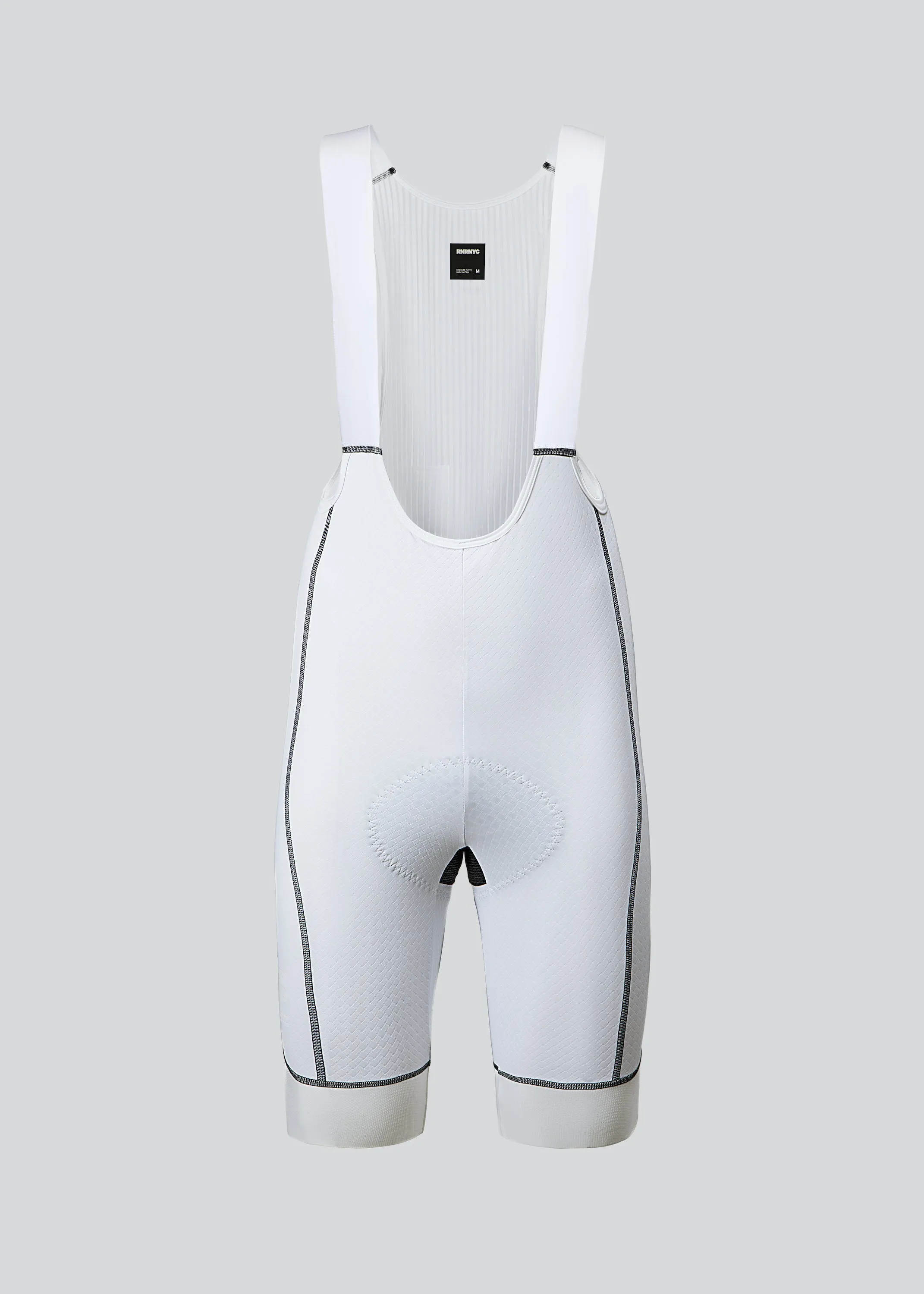 Women's RNRNYC™ IMPACT Bib Shorts - White/White