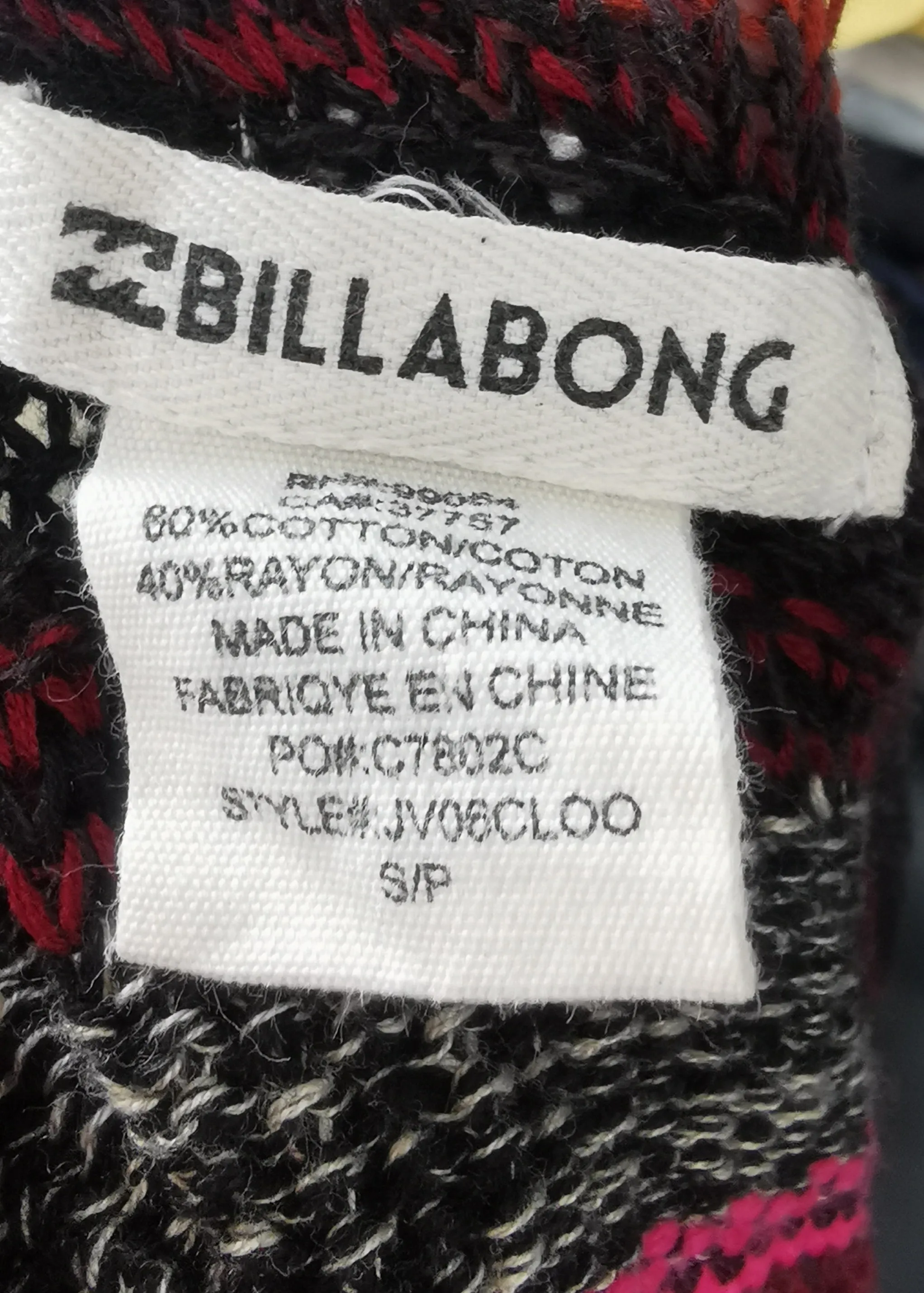 WOMENS SIZE SMALL - BILLABONG Beachy Style, Soft Knit Sweater EUC B17