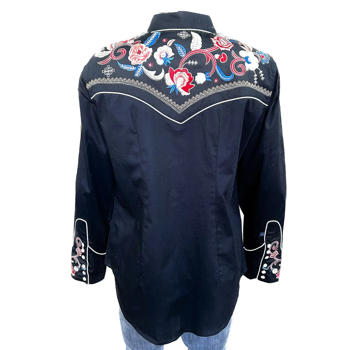 Women's Vintage Western Shirt Collection: Rockmount Fancy Floral & Stars