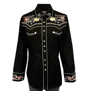 Women's Vintage Western Shirt Collection: Rockmount Fancy Floral & Stars