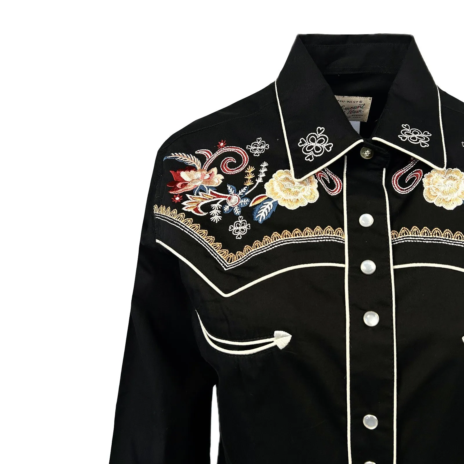 Women's Vintage Western Shirt Collection: Rockmount Fancy Floral & Stars
