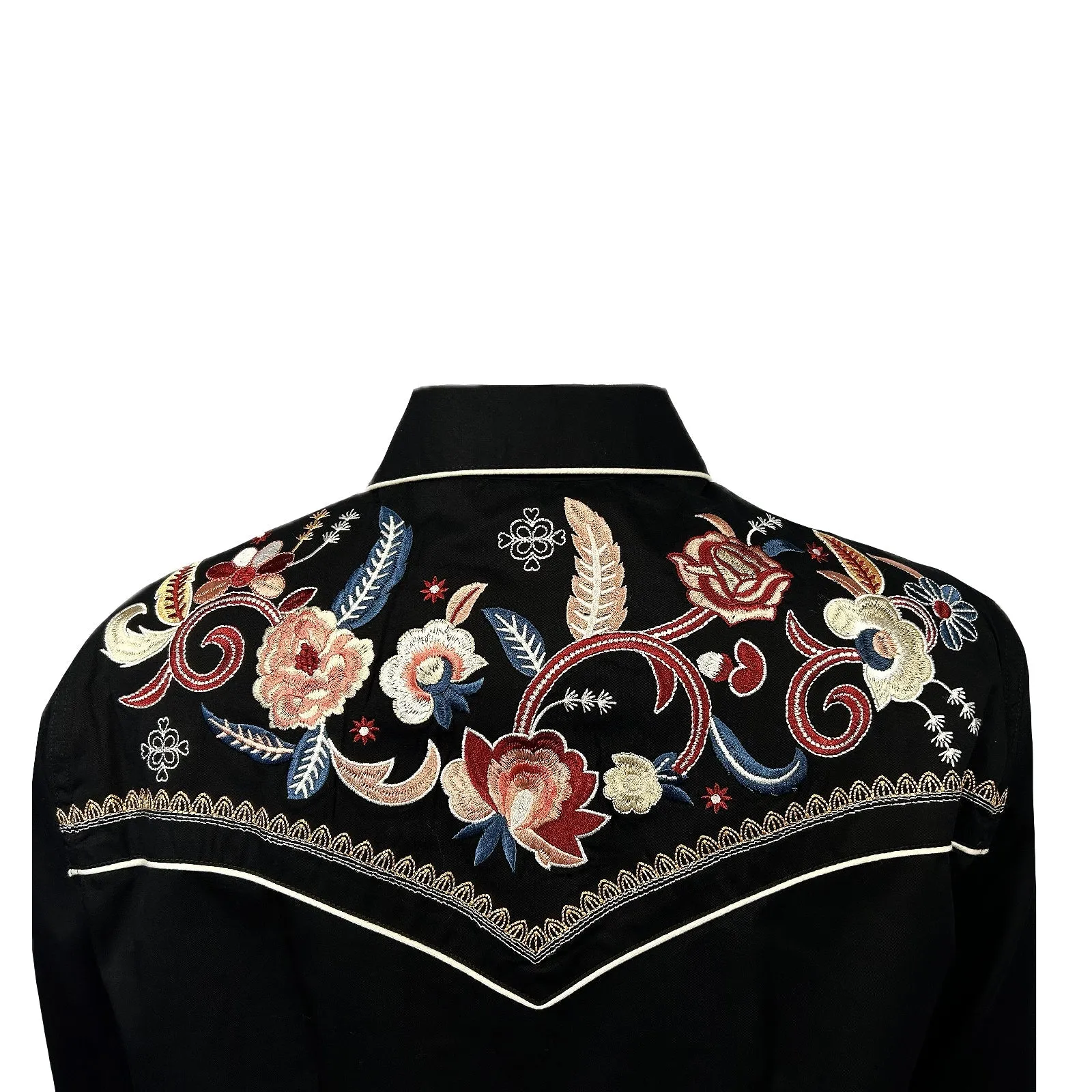 Women's Vintage Western Shirt Collection: Rockmount Fancy Floral & Stars