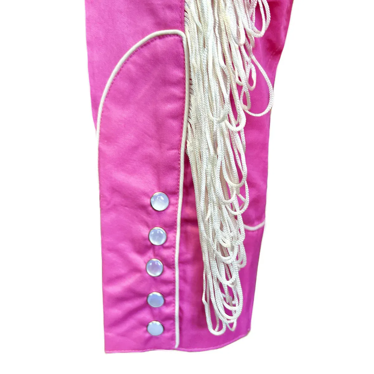 Women's Vintage Western Shirt Collection: Rockmount Fancy Fringe Pink