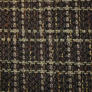 Wool Tweed Purple Plaid