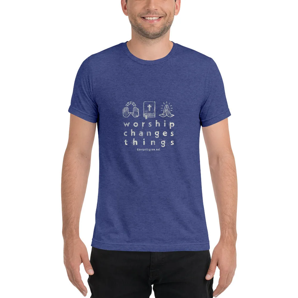 Worship Changes Things Unisex Short sleeve t-shirt