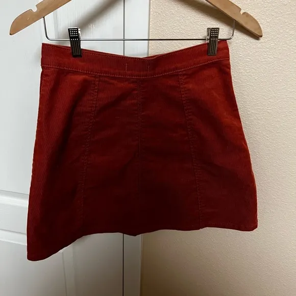 Wrangler Women's Button Front Mini Skirt XS