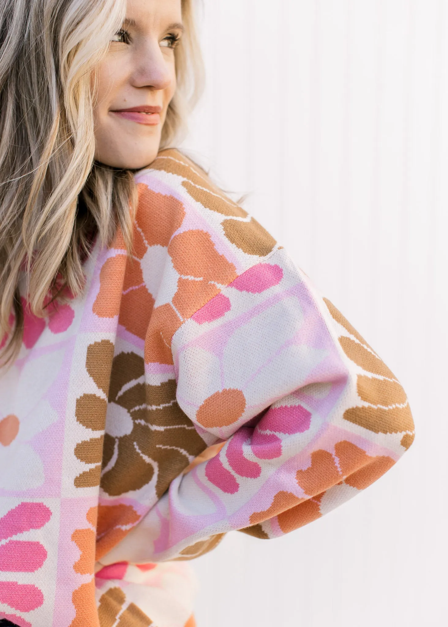 X Groovy Flower Sweater