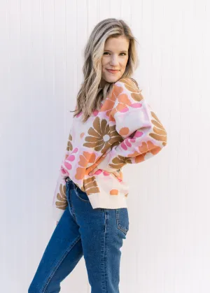 X Groovy Flower Sweater