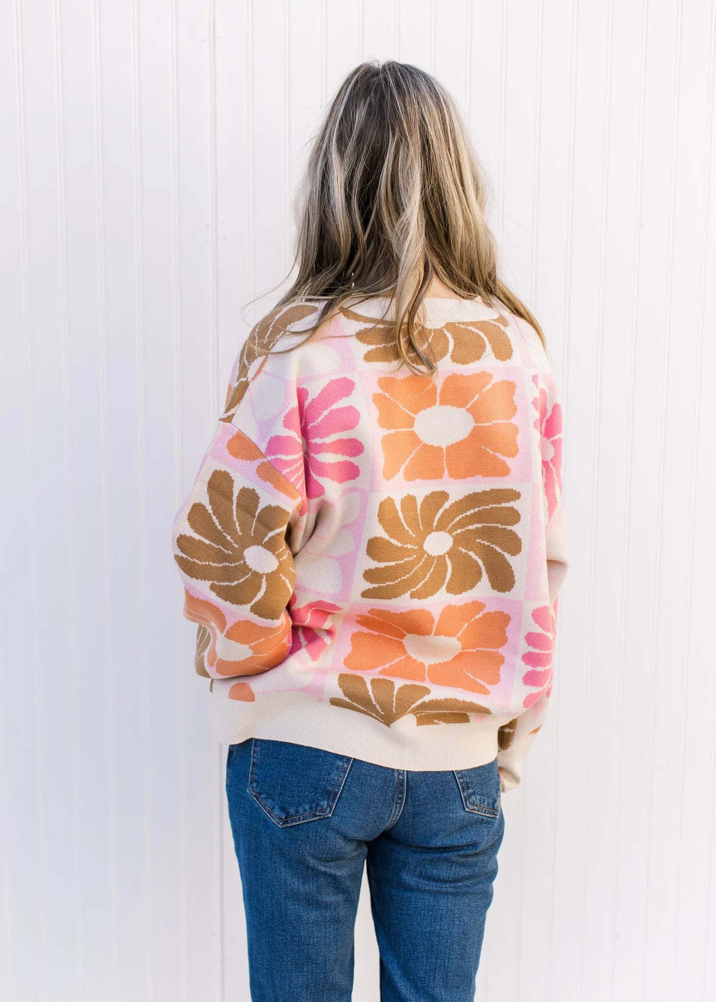 X Groovy Flower Sweater