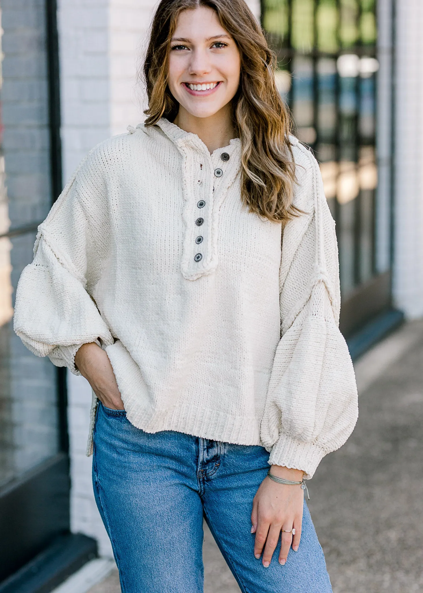 X Ivory Love Sweater