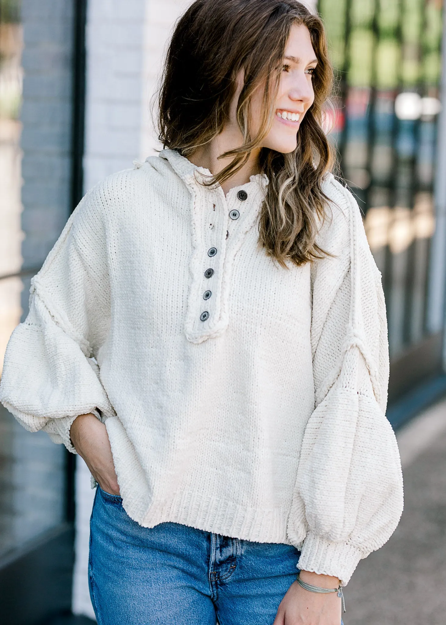 X Ivory Love Sweater