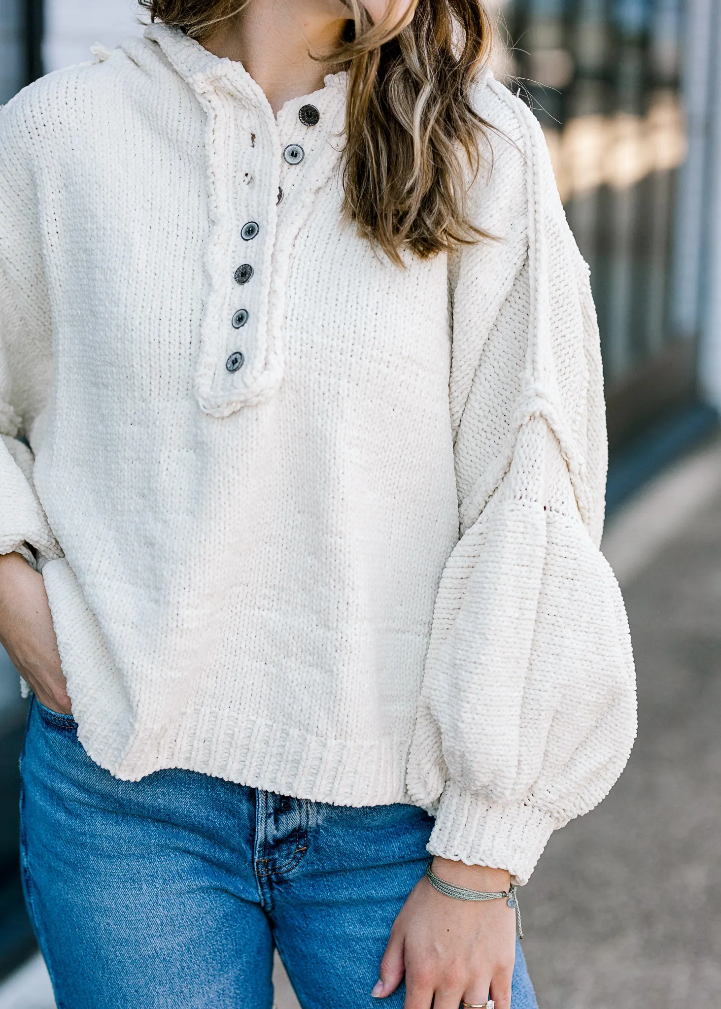 X Ivory Love Sweater