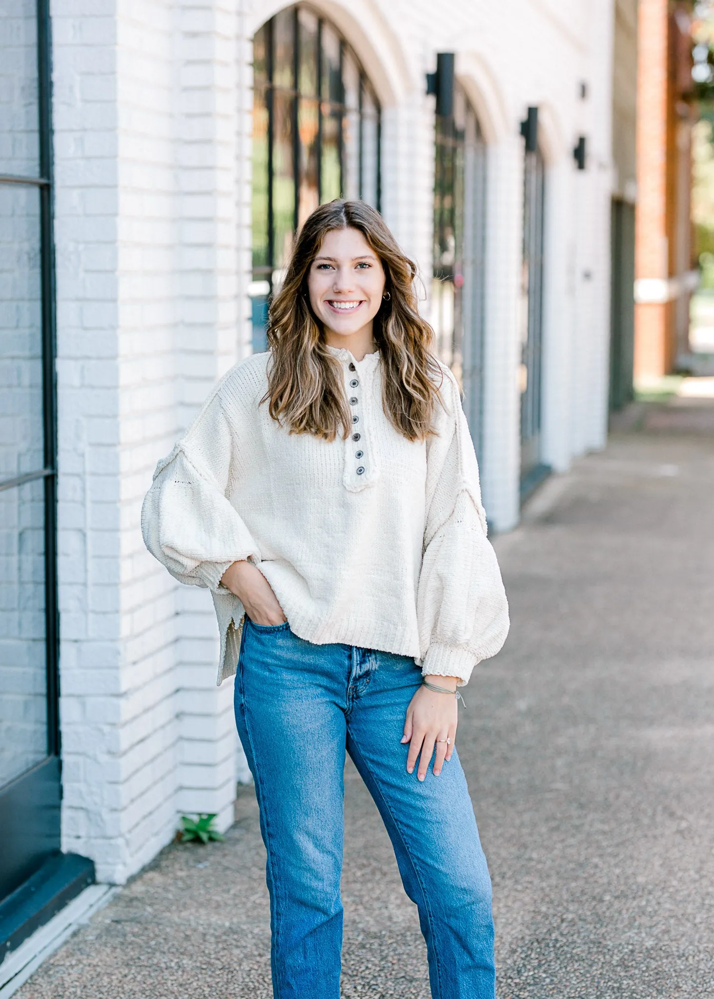 X Ivory Love Sweater