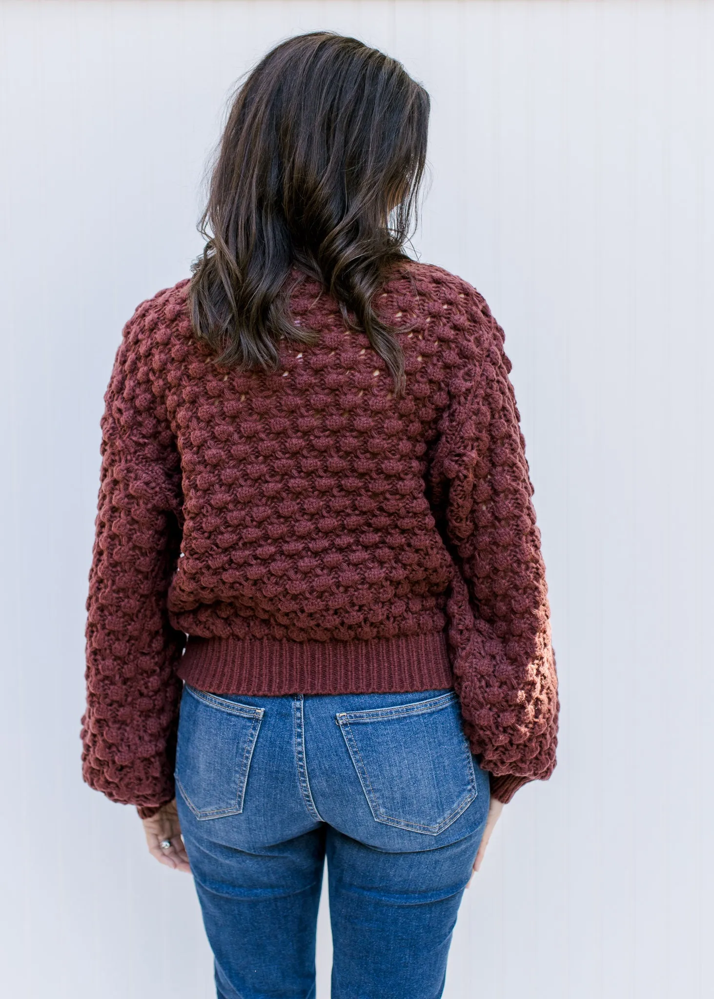 X Red Brown Sweater