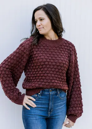 X Red Brown Sweater