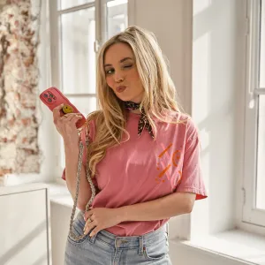 XOXO tee roze