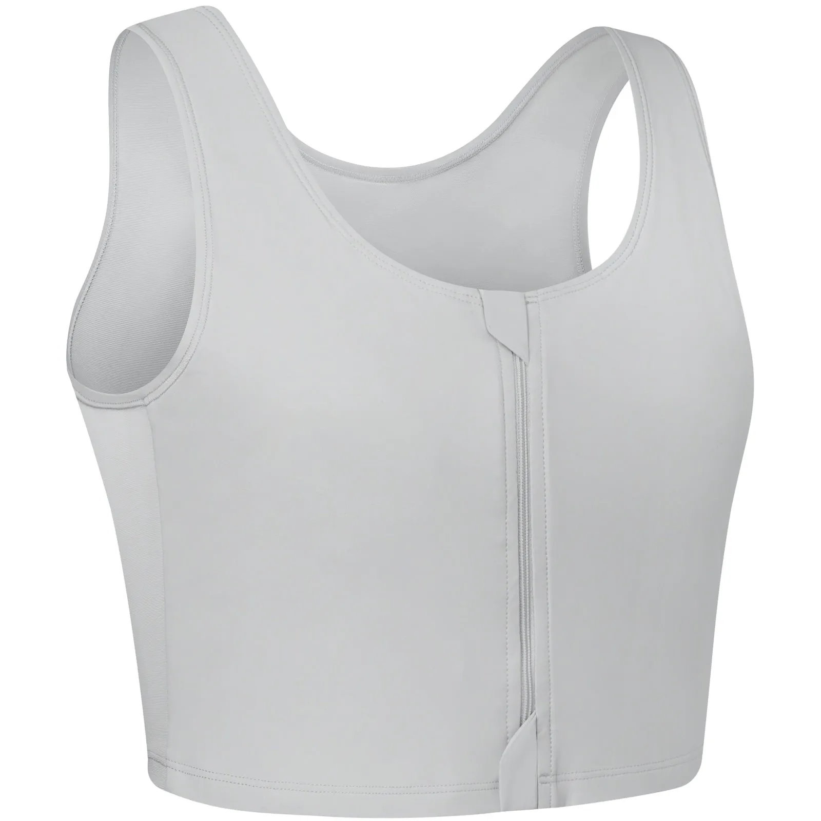 XUJI Zipper Chest Binders Breathable Half Binder - XUJI Srore