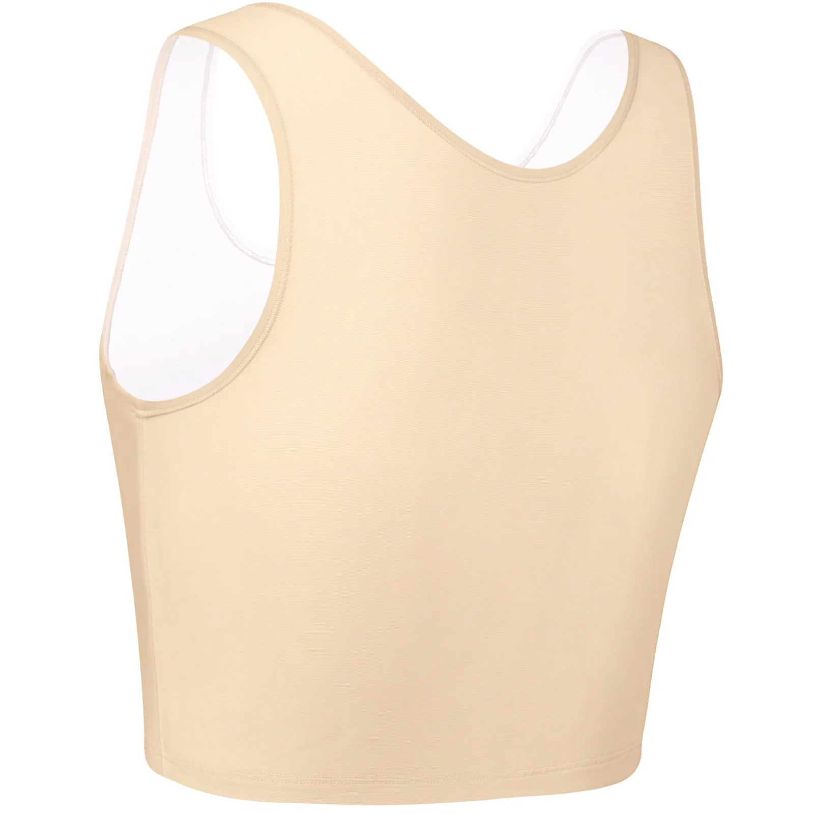 XUJI Zipper Chest Binders Breathable Half Binder - XUJI Srore
