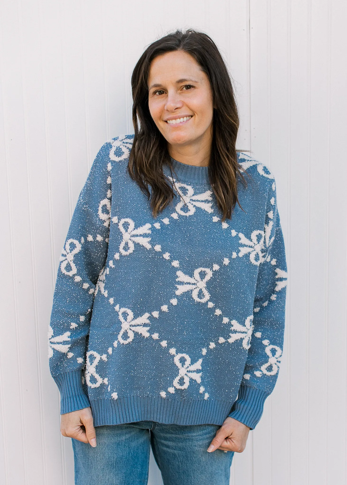 XZ Textured Ribbon Knit Sweater