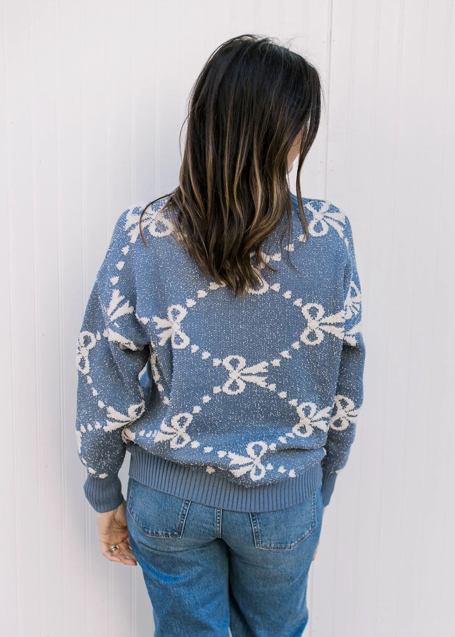 XZ Textured Ribbon Knit Sweater