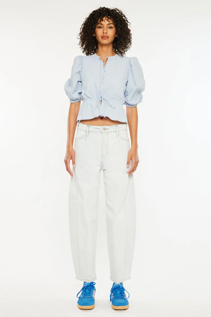 Yolanda Low Slung Horseshoe Jeans