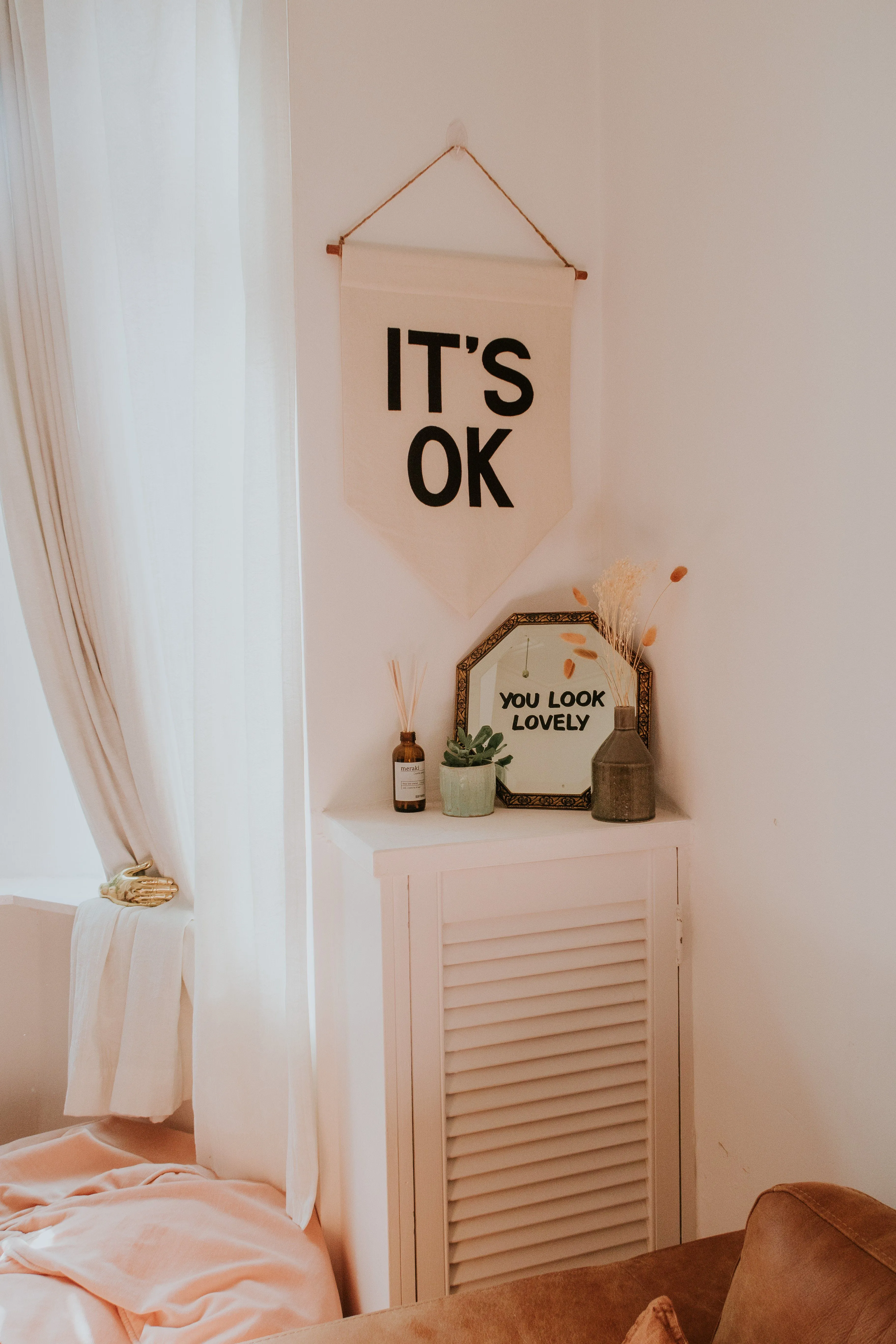 You Look Lovely Mirror Sticker Decal