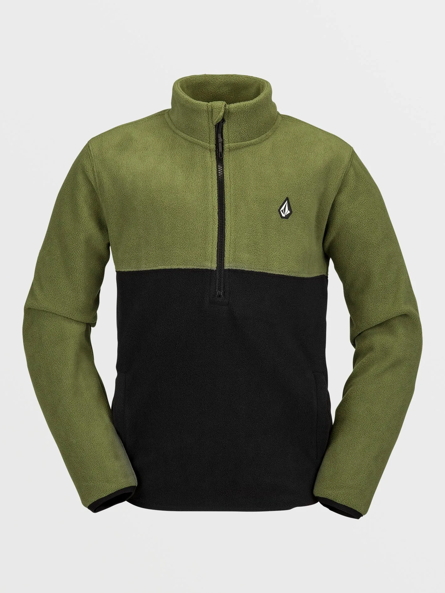 Youth Half-Zipped Polar Sweatshirt - MILITARY - (KIDS)