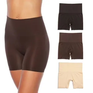 Yummie Women's Plus Size 3 Pack Seamless Shaping Shorts