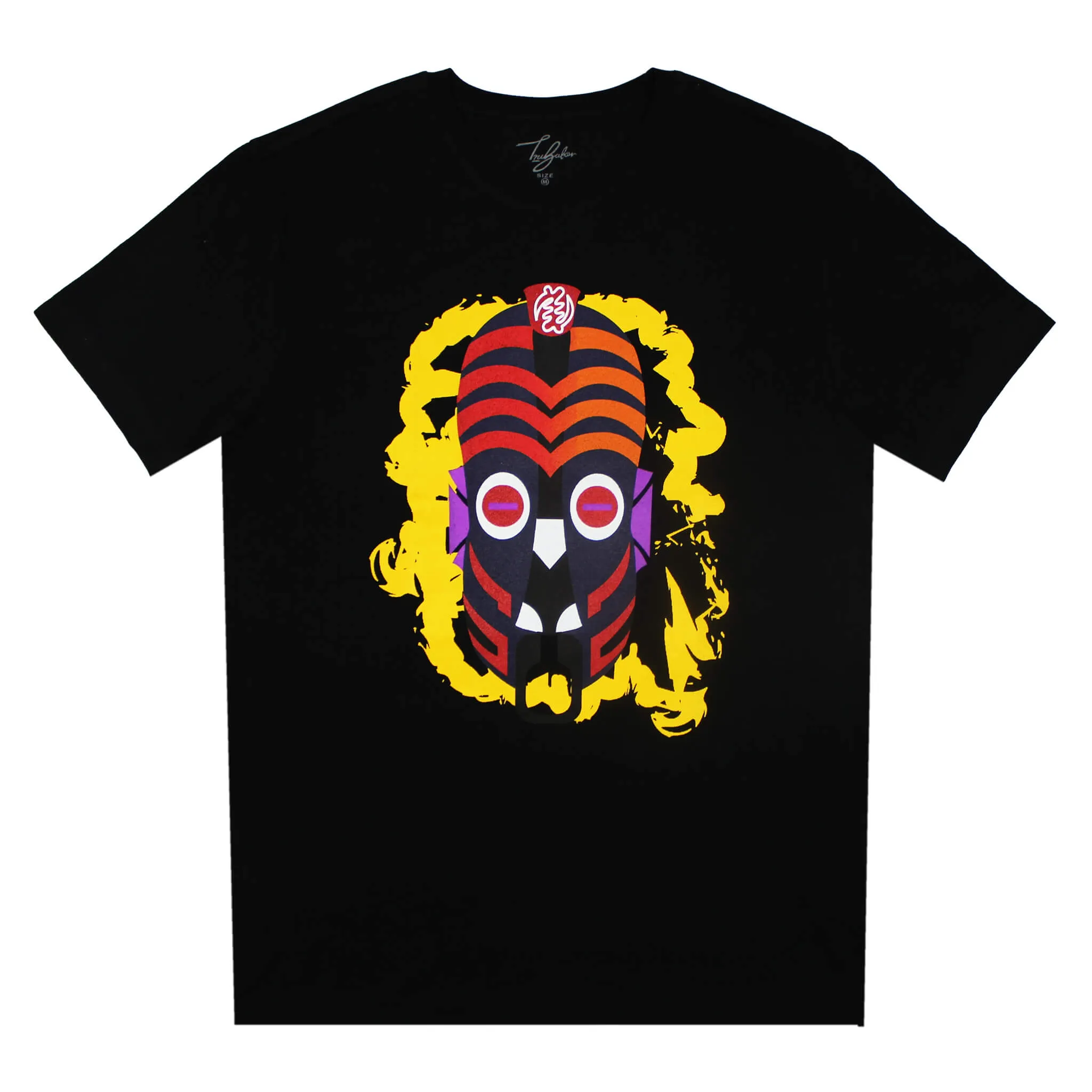 ZABESI DRAGON SMOKE WARRIOR MASK (UNISEX SHORT SLEEVE T-SHIRT)