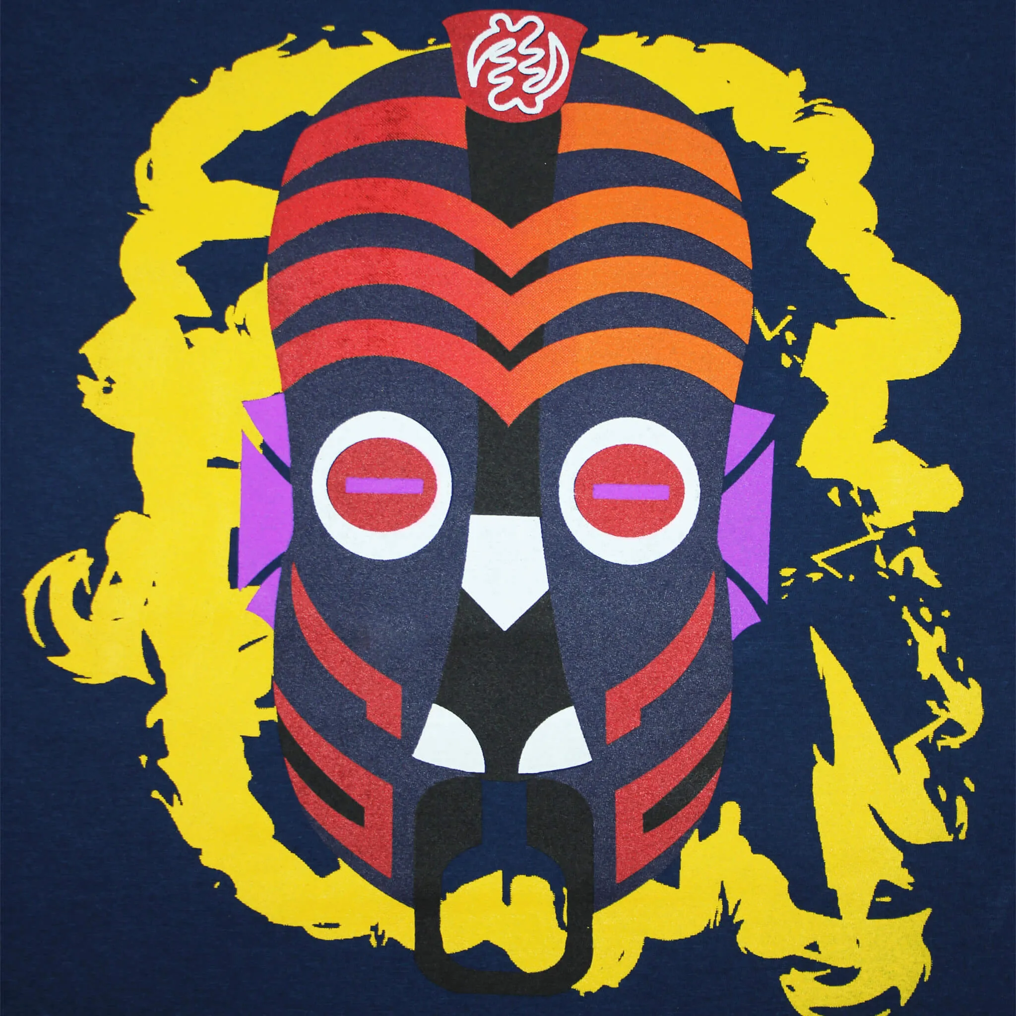 ZABESI DRAGON SMOKE WARRIOR MASK (UNISEX SHORT SLEEVE T-SHIRT)