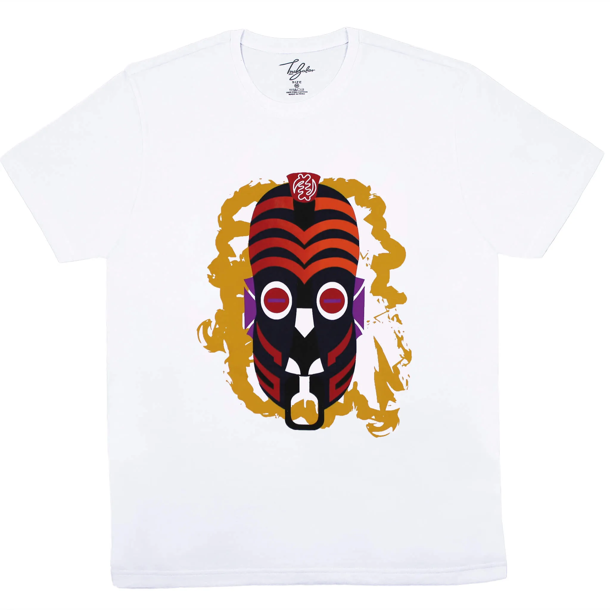 ZABESI DRAGON SMOKE WARRIOR MASK (UNISEX SHORT SLEEVE T-SHIRT)