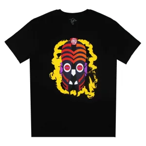 ZABESI DRAGON SMOKE WARRIOR MASK (UNISEX SHORT SLEEVE T-SHIRT)